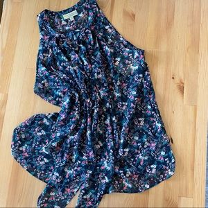 NWT Vera Wang Button-Up Sheer Blouse